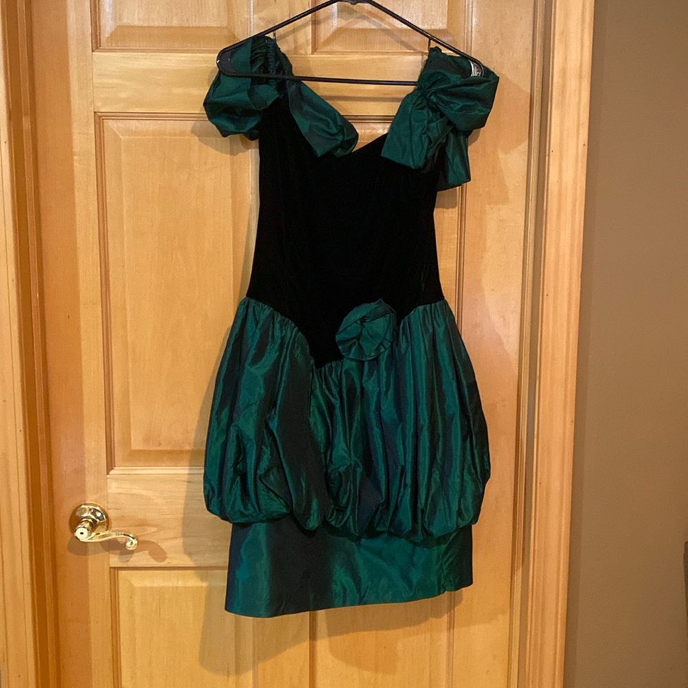 80s prom party holiday dress size 7
